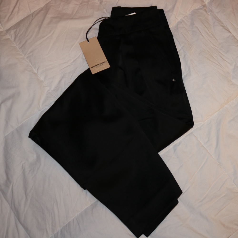 Scotch & Soda Women's Elegant Black Trousers